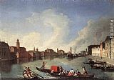 Johann Richter View of the Giudecca Canal painting